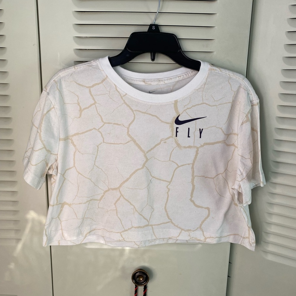 Nike swoosh fly top